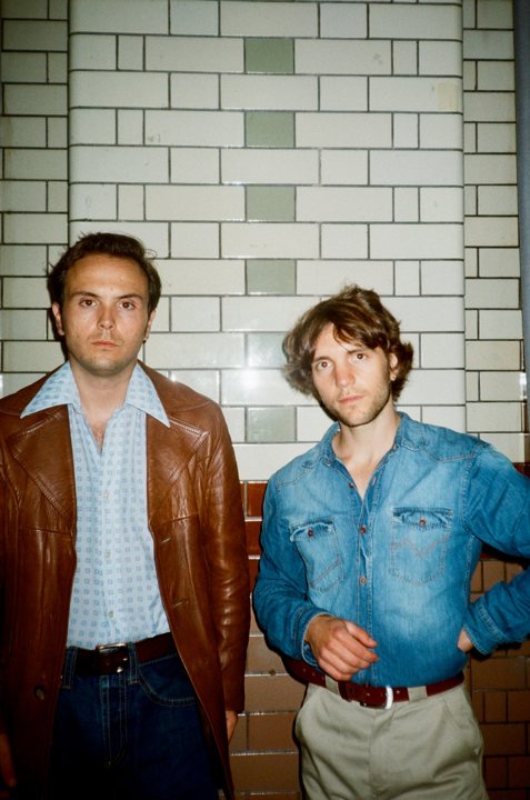 Elliot and Georgie, looking unimpressed